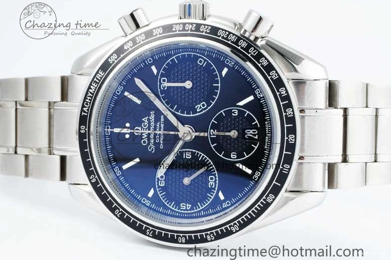 0405 Speedmaster Racing Master SS HKF Best Edition Black Dial on SS Bracelet A Versatile 7810